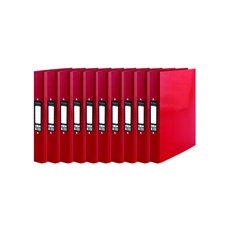 Pukka Brights R/Binder A4 Red Pk10