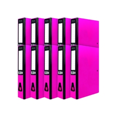 Pukka Brights Box File FC Pink Pk10