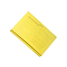 School Pupil Record Folder Yellow Pk50