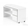 Pivot-Smart Storage Desk 1300mm Bright White