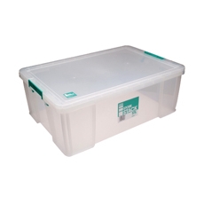 Storestack 51L Storage Box Clear