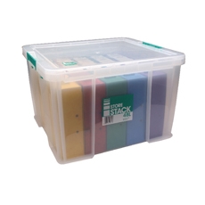 Storestack Storage Box Clear 48L