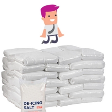 White Rock Salt - PALLET 40 bags (25 Kg Each)