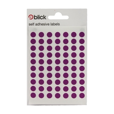 Blick Colored Lbls 8mm Purple Pk9800