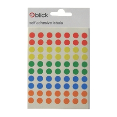 Blick Colored Lbls 8mm Ast Pk7000