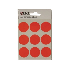 Blick Coloured Labels 29Mm Red Pk720