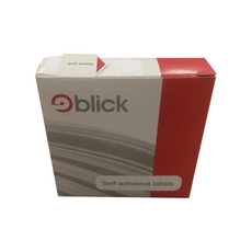 Blick 19mm Diameter White Labels