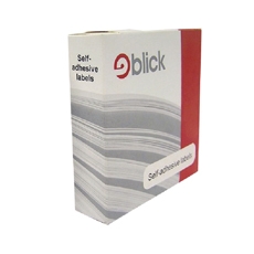 Blick Disp Label 25x50 Wht Pk400