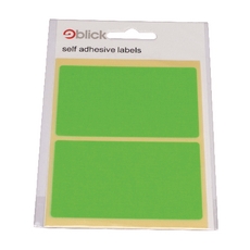 Blick Green Lbl Flurecnt Bag 50x80mm