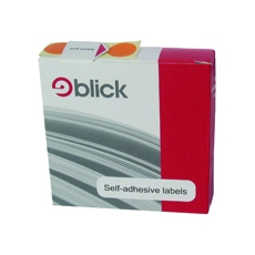 Blick Disp S/A Label 19mm Orange Pk1