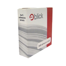 Blick Disp S/A Label 19mm Red Pk1280