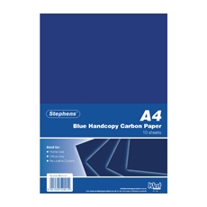 Stephens Blu Hand Carbon Paper Pk100