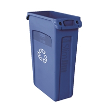 Rubbermaid Slim Jim Cntn 87L Blue