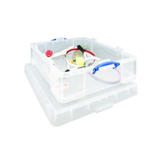 Really Useful 70L Box & Lid Clear Ext 810L x  620W x 225H