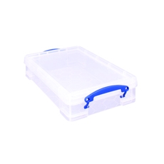 Really Useful 4L Box & Lid Clear Ext 395L x 255W x 88Hmm