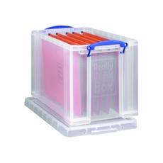 Really Useful 24L Box & Lid Clear Ext 270L x 465W 290H