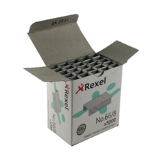 Rexel No66 Staples Metal 8mm Pk5000