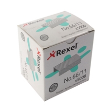 Rexel No66 Staples Metal 11mm Pk5000