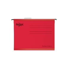 Rexel Red Classic Susp Files Pk25