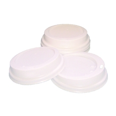 25cl Paper Cup Lids White Pk100