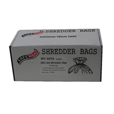 Safewrap Shredder Bag 250L Clr Pk50