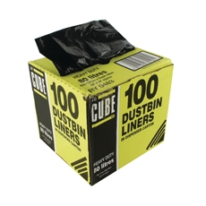 Le Cube Dustbin Liners Pk100 80L