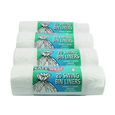 Safewrap Swing Bin Liner Pk4 Pack 80