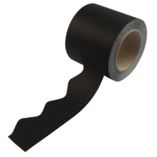 Border Rolls (Poster Paper) Scalloped Black 57mm x 100m