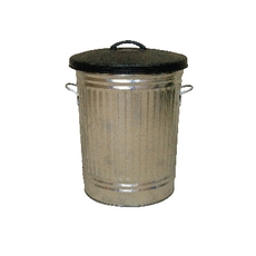 Galvinised Metallic Bin/Lid 316625