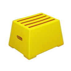 1 Tread Yellow Plastic Safety Step