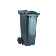 2 Wheel Refuse Container Grey 240L