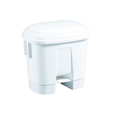 30 Litre White Plastic Bin 348020