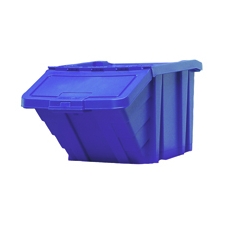 VFM Blue HD Recycle Storage Bin/Lid