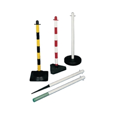 2 Freestanding Posts Yel/Blk 371438