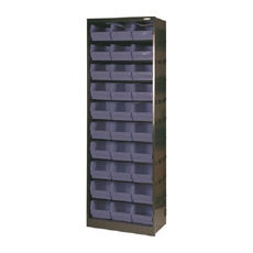 Cabinet 30 Polyprop Bins Gry Blk