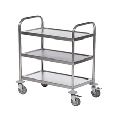 3 Tier Stainless Steel Trolley