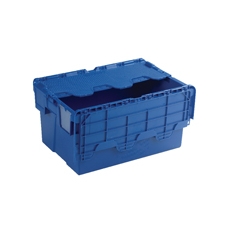 Attached Lid Containr 54L Blu 375815