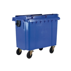 1100L Blue Wheeled Bin / Lid 377394