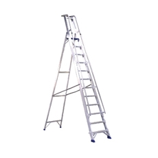 Aluminium 10 Step Ladder/Platform