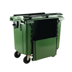 770L Drop Front Wheellie Bin Green