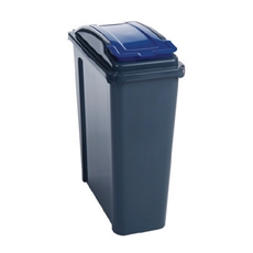 Vfm Recycling Bin 25L Blu Lid 385286