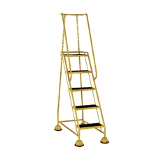 Yellow 5 Tread Step Ladder 385145