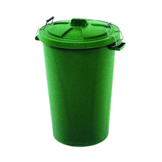 Dustbin Locking Clip Lid 90L Green