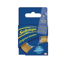 Sellotape Golden 18mm/25m Tape Pk8