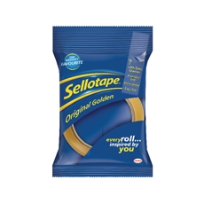 Sellotape Golden 18mm Tape Pk16