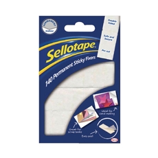 Sellotape Sticky Fixers Permanent