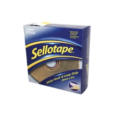 Sellotape Sticky Hook and Loop Strip