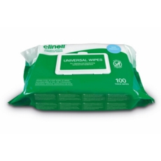 Clinell Universal Thick Wipes Anti-bacterial Pk100