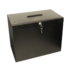 Cathedral A4 File Box Black A4Bk