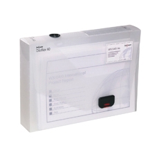 Snopake A4 60Mm Clear Document Box